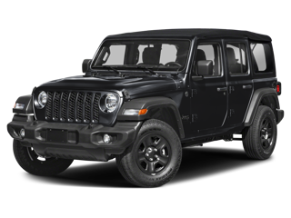 2024 jeep wrangler front side left angle view