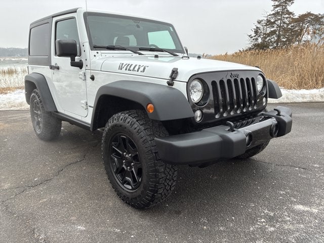 Used 2016 Jeep Wrangler Willys Wheeler with VIN 1C4AJWAG2GL209605 for sale in Madison, CT