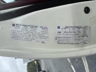 1989 Cadillac Deville Base