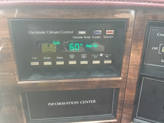 1989 Cadillac Deville Base