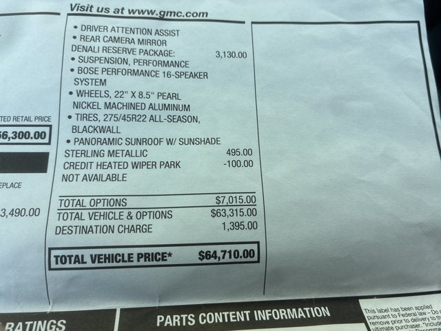 2024 GMC Acadia AWD Denali