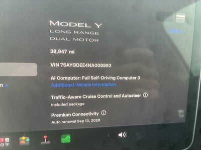 2022 Tesla Model Y Long Range
