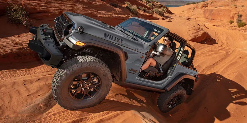 rock off-roading with 2025 jeep wrangler
