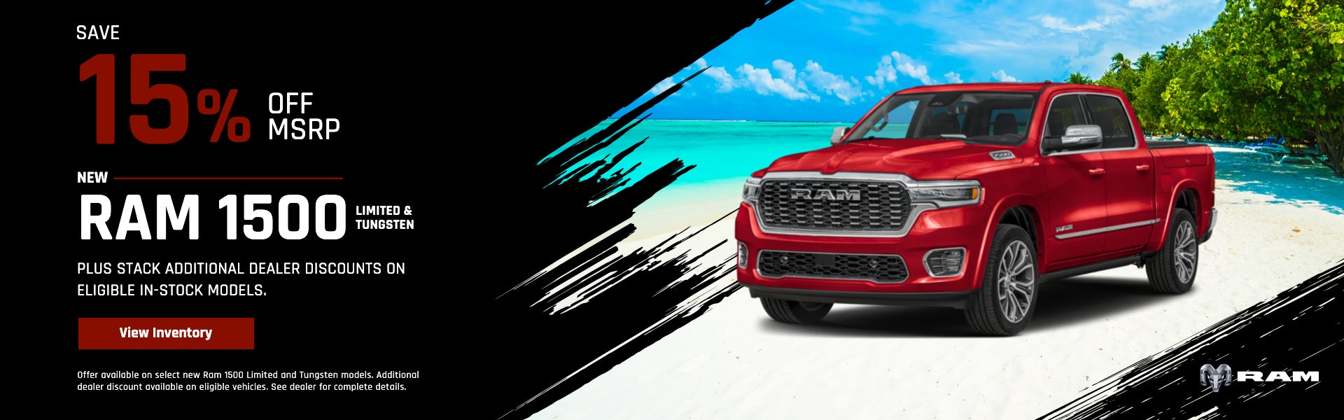 New Ram 1500 Limited & Tungsten